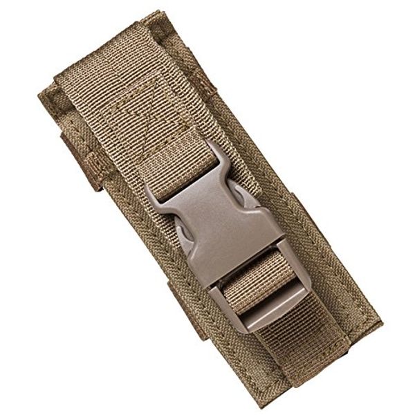 M1Surplus Molle Compatible TAN Flashlight Belt Holster Pouch Fits Surefire G2X PRO 6PX EB2 P2X UTG VISM Tactical Lights