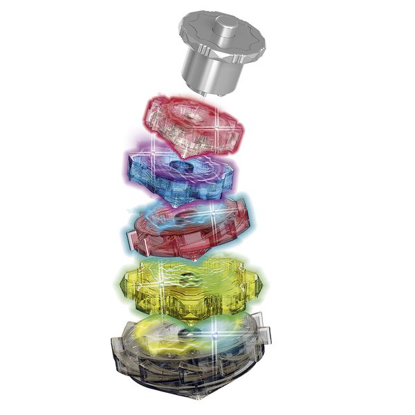 Totem Infernal Power, spinning top toy, build your Totem Tower and light up your Totem.