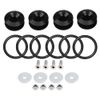 Bumper Quick Release Fastener Kit for Universal Front Rear Car Bumper (Black) 6 x O-Ring