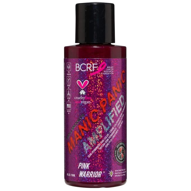 MANIC PANIC Pink Warrior Hair Dye Amplified Color