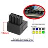 chenyang 2 Pack ATX 8Pin 90 Degree Angled GPU Graphics Card Power Connector Adapter