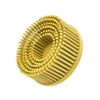 Bristle Disc, Grade 80, Diameter 2 Inch - Yellow - BD2080