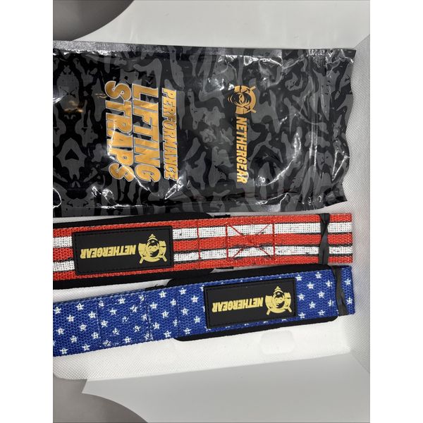 Nethergear Performance Lifting Straps American Theme Brand New!