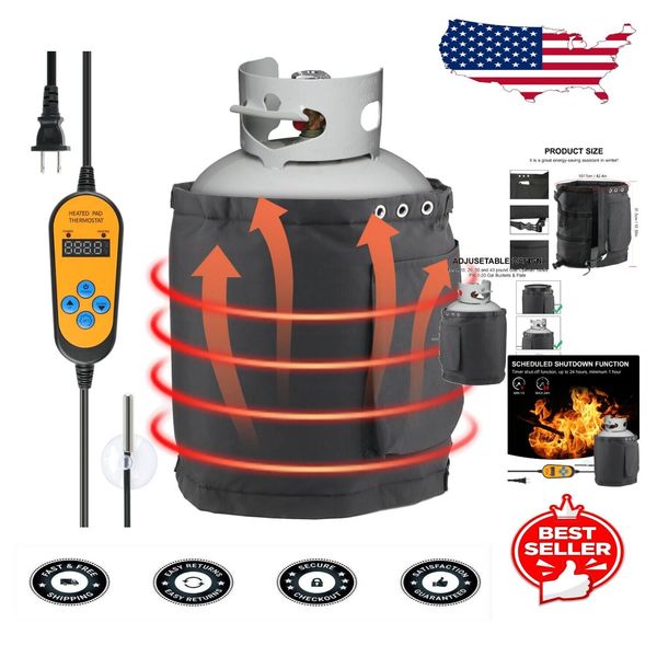 Efficient Adjustable Propane Heater for 1-20 Gallon Buckets & Gas Cylinders