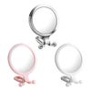 PLLDVEFD 3 Pieces Round Makeup Mirror, Mirror With Handle, Handheld Mirror, Portable Mirror, Foldable Makeup Mirror.