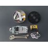Gun Safe Lock Replacement Solenoid Lock with 2 Master Keys Chrome Digital Keypad