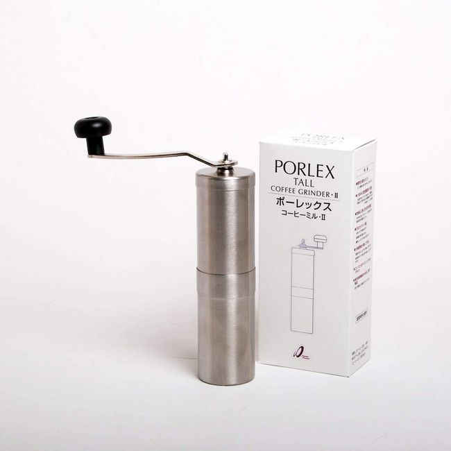 [Set] Porlex Ceramic Coffee Grinder 2 & Handle Holder Set (Porlex Coffee Mill Grinder 2) Mini Small Compact Grinder Coffee Grinder Manual Stainless Steel Made in Japan Coffee Grinder Outdoor Coffee