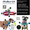 JWalker Dog Training Harness, No-Pull Design with Side Attachment Loops (Olive Green, Medium/Large)