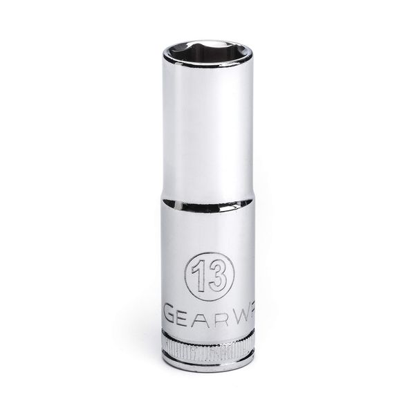 GEARWRENCH 3/8" Drive 6 Pt. Deep Socket, 13mm - 80395