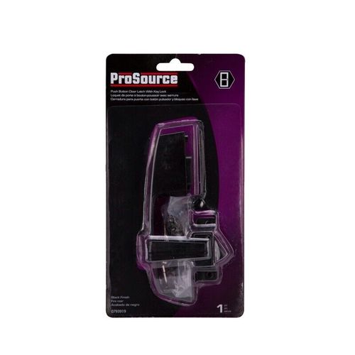 NEW Prosource 47020-UK-PS Storm/Screen Door Latches, Keyed Lock, black 0793919