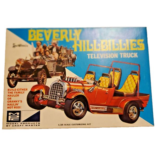 Empty Box MPC Beverly Hillbillies television Truck Model Kit Empty Box Top Only!