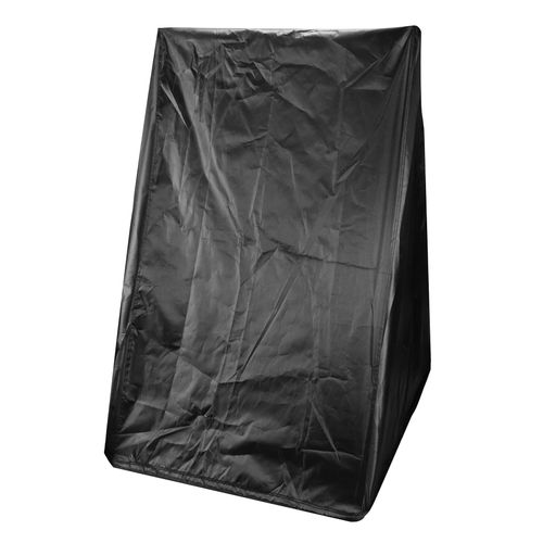 QWORK Garden Hose Reel Cover, Waterproof Free Standing Portable Water Hose Reel 210D Oxford Cloth Outdoor Protective Cover, 25.9" x24.8" x 34.6" for Furniture Veranda Patio Rolling Hose Cart