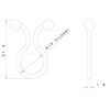 Technobaines TWCCA100K-W0-20 Twist-Clip (Inner Diameter 10.0mm) 20pcs/pack