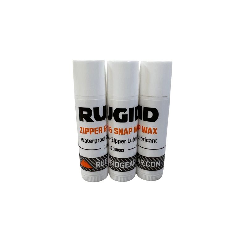 Zipper Lubricant 3-Pack Wax Stick for Waterproof Zippers on Coolers ...