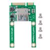 Socobeta USB2.0 Expand Card Mini PCI-E USB 2.0 Hub Controller Adapter with Internal mPCI-E Slot Expand Another USB 2.0 Interface