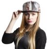 Accessoryo Unisex Multi-Colour Marble Print Snapback Cap