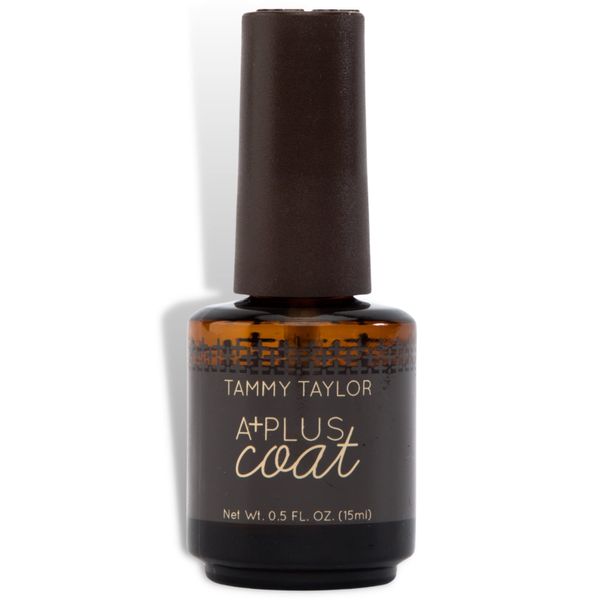 Tammy Taylor A+ No Wipe Gel Top Coat Nail Polish | Professional Acrylic Sealer with UV Protection | Manicure Finish Gel Air Dries in 30 Seconds | Non Yellowing, No Chip, High Gloss Clear Gel Polish