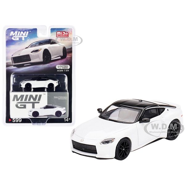 2023 NISSAN Z PERFORMANCE EVEREST WHITE 1/64 DIECAST MODEL CAR MINI GT MGT00599