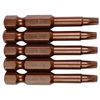 ZHIDA Security Torx T20H Screwdriver Bits T20 with Hole 5 PC