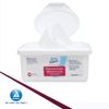 Dynarex Personal Cleansing Washcloth - Pre-Moistened Wet Wipes with Lanolin & Aloe Vera - Disposable Sheets for Incontinence, Personal Care, Make-Up Removal, 1 Tub of 46 Wipes
