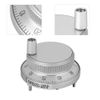 5V 60MM Hand Wheel Pulse, 4 Terminal Wheel Rotary Encoder Crank Handwheel Encoder Wheel Encoder Lightweight Mill Router Manual Control for CNC System(White)
