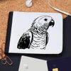 'African Grey Parrot ' Wallet (WL00024449)
