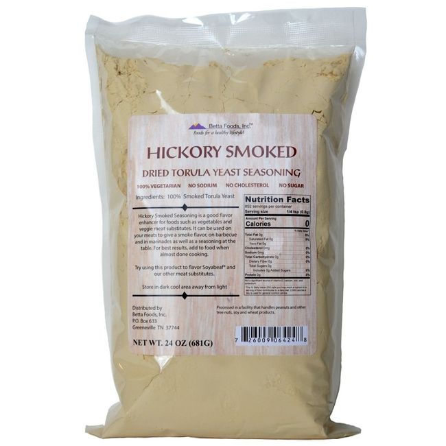 Hickory Smoked Dried Torula Yeast Seasoning (24 ounce)
