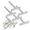 LUCKYBEE 10pcs 70mm x 72mm 3" Bracket Floating Concealed Insert
