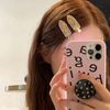 EZ PEACH Non-marking Bangs Clips, Tortoise Shell Style, 4 Pieces, Non-stick Bangs, Hair Clips, Non-marking Bangs, Makeup Hair Arrangement, Tortoise Shell, Non-marking Pins (C)