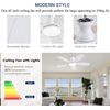Ceiling Fans with Lights, 42 Inch Low Profile Ceiling Fan with Light and Remote