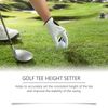 Pro Golf Tee Height Adjuster,Precise & Easy Golf Tee Setting Tool for Driving Range,Practice, Training Aid-Durable Adjustable Tee Height Tool for Men & Women,Adjustable Precision Tees Height Setter