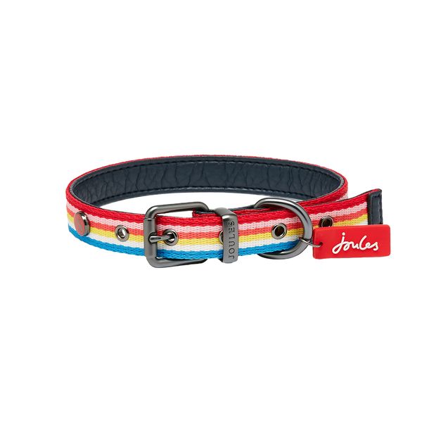 Rosewood Joules Rainbow Stripe Dog Collar Medium