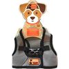 Dog walker company The Reflector Accent Harness | Medium | Gray/Black
