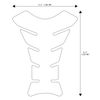 NEX Performance Motorcycle Tank Pad Protector, Universal, 6.3"x8.2", Green
