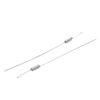 sourcingmap 43pcs Silver Tone 155mm Length Brake Throttle Return Spring for Motorcycle Car