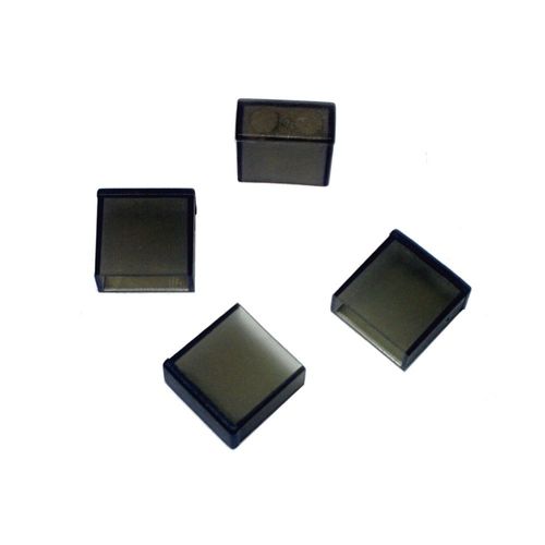 monofive MF-USBC-12B 12pcs Black (Translucent) Protective Cover Cap for USB A Male Connector