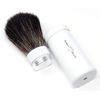 Edwin Jagger White Travel Shaving Brush (Black Synthetic)