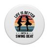Swing Dance Lindy Hop Dancer Jitterbug Dancing Swing Out PopSockets Standard PopGrip