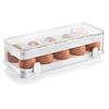 Tescoma Healthy Container for The Refrigerator Purity, 10 Eggs, Assorted, 28.2 x 11.5 x 7.8 cm