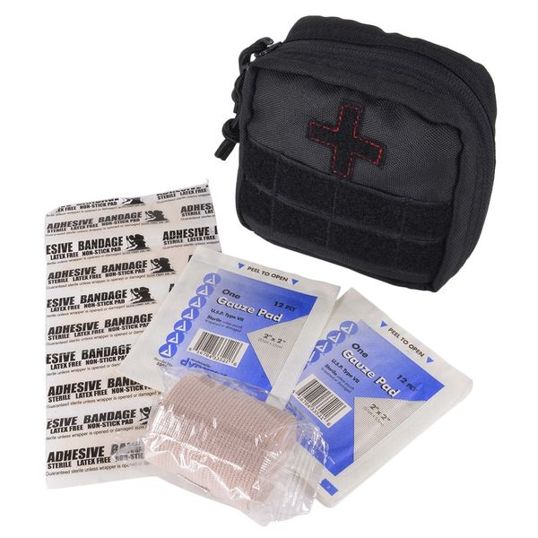 RED ROCK First Aid Kit, First Aid Set, 3-Piece Set [Black], Medical Equipment, Hygiene Products