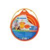 Schildkröt® Folding Bin, Foldable and Space-Saving Beach and Play Bucket, Diameter 20 cm, 2 Litre Volume, 970240