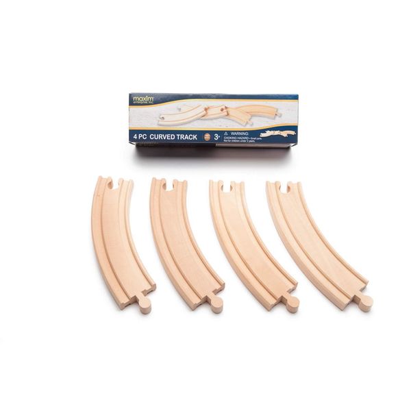 Maxim Wooden Rail Set Series Curved Rail