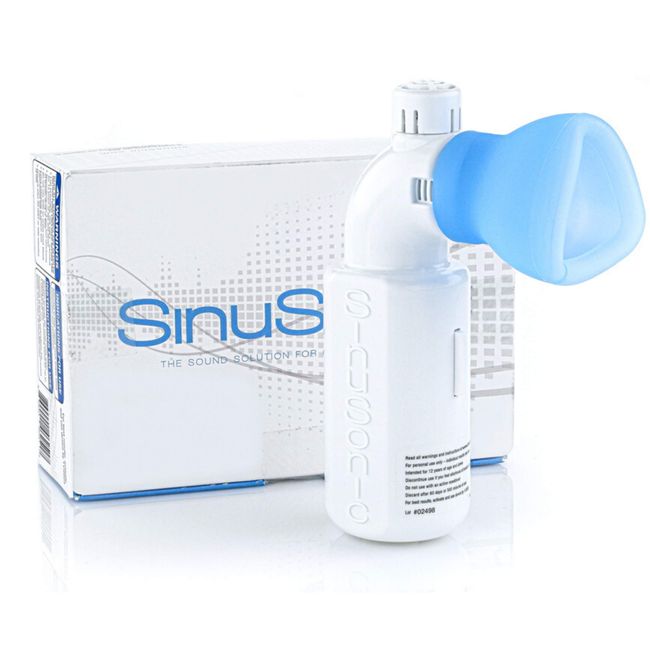 SinuSonic Nasal Congestion Relief Device, 6-Month Supply — Clinically Proven for Sinus Pressure Relief with Acoustic Vibration & Light Pressure — Nasal Decongestant for Allergies & Stuffy Nose Relief