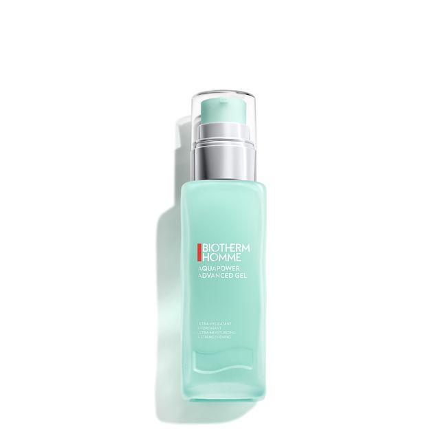 Biotherm Homme Aquapower Advanced Gel, mit Life Plankton und Oligo-Mineralien, erfrischendes Gesichtsgel für Männer, intensive Tagespflege für vitalisierte Haut, 75 ml