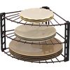 Simple Houseware 3-Tier Counter Corner Shelf Organizer, Bronze