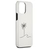 iPhone 12 Pro Max Beach Cute Summer Sun Palm Surf Waves Outline Case