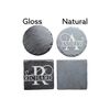 Personalised Slate Coaster - Monogram Initial - Round or Square