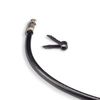 Push In Clips - Quality Plastic Cable Clips Stucco Tools - Pack of 10 - Black