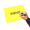 Pack of 12 Yellow Coloured A4 Whiteboards