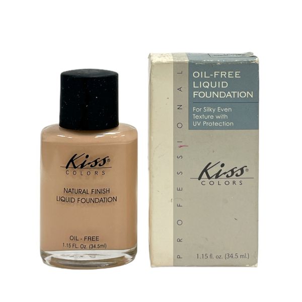 Kiss Colors Oil Free Liquid Foundation (1.15oz / 34.5mL | LFW06 Natural) NEW